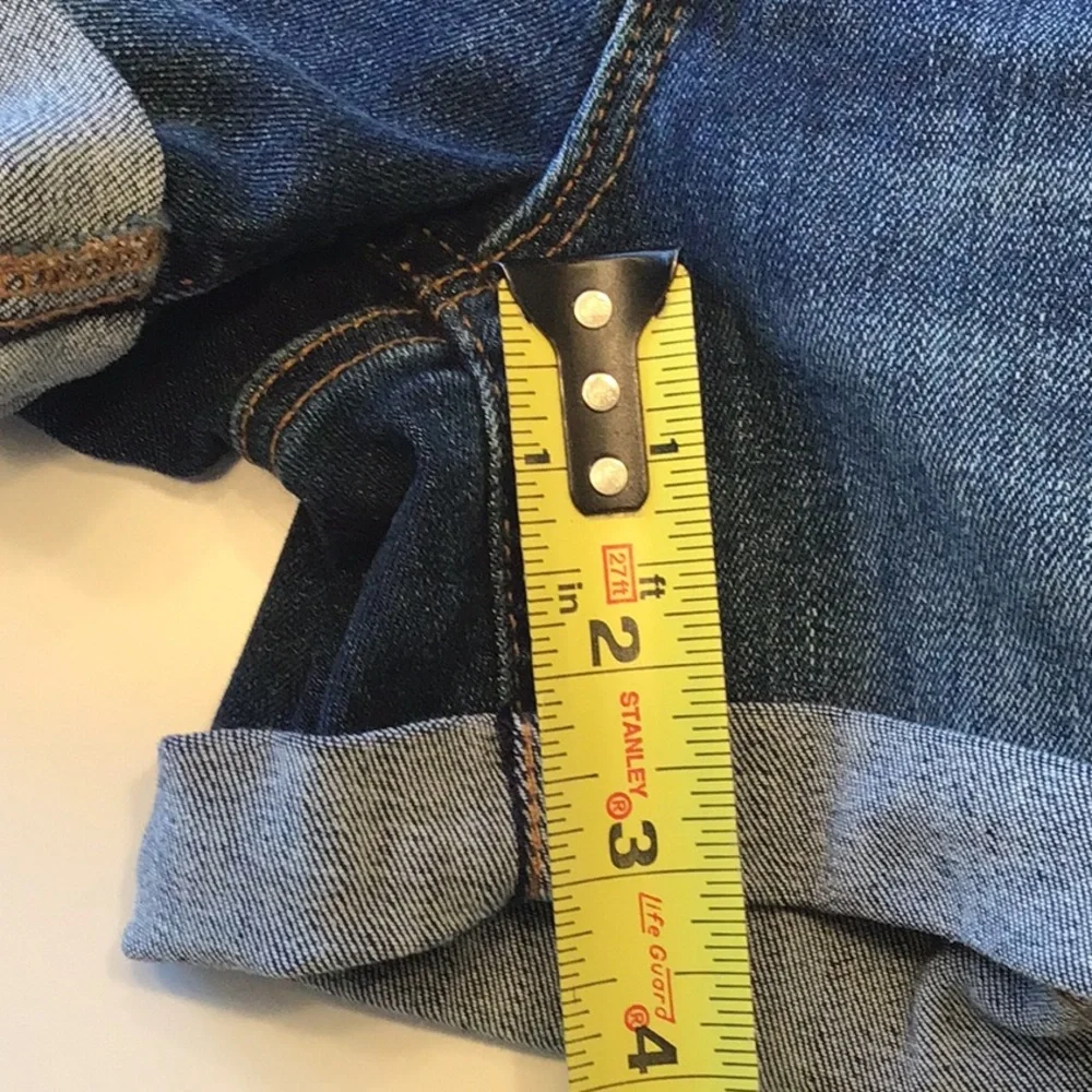 GAP Denim‎ Jean Shorts Stretch Adjustable Waistband Cuff Classic